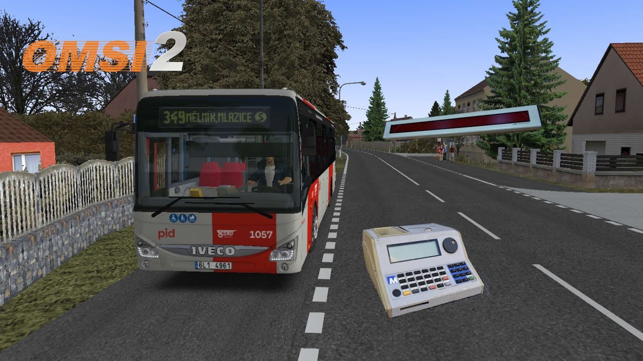 Omsi 2 #6...501400, linka 349, Praha, Ládví - Mělník, Mlazice