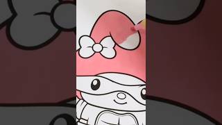 Coloring Sanrio My Melody Ninja Turtle Leonardo #coloring #mymelody #sanrio #hellokitty #tmnt