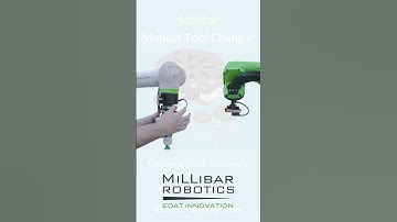 Share Any Tool With Any Robot Using the Millibar Manual Tool Changer