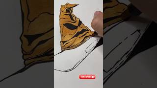 Draw Sorting Hat from Harry Potter |Subscribe if you like this video 🤎