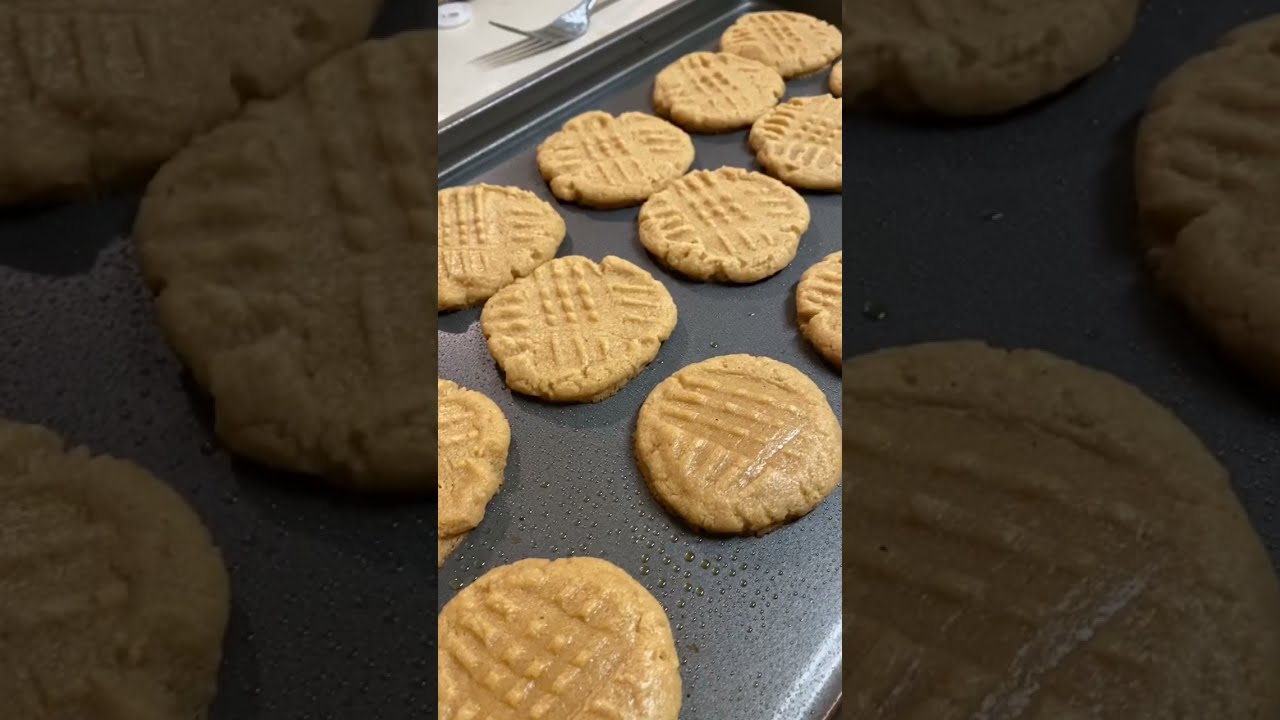 3 Ingredient Peanut Butter Cookies