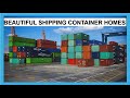 HOMES MADE FROM SHIPPING CONTAINER | SHIPPING CONTAINER RESIDENTIAL COMMERCIAL BUILDINGS | PREFAB