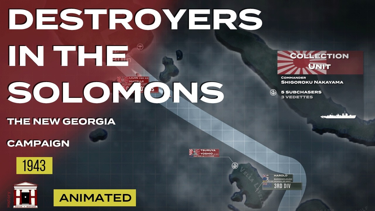 Solomons Night Battles: The New Georgia Naval Campaign, 1943 - Animated (ALL PARTS)