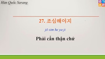 Nghe và học 40 Câu Tiếng Hàn giao tiếp Siêu ngắn, nói tiếng Hàn không khó!
