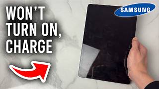 Fix Samsung Galaxy Tab Not Turning On, Not Charging & Black Screen - Tutorial