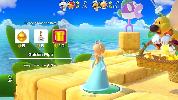 Super Mario Party Partner Party #311 Watermelon Walkabout Hammer Bro & Rosalina vs Boo & Pom Pom