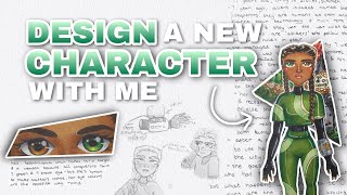ORIGINAL CHARACTER DESIGN Process | Explaining my OCs Backstory!