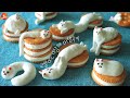 (ENG)ᕦ( ᐛ )ᕡ 피규어아님!ㅋㅋ단짠단짠 고양이 머랭쿠키~ 멍때리며 시간순삭하는 영상 //*How to make Cat Meringue Cookies~!
