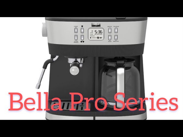 Bella Pro Dual Brew Single Serve Coffee Maker, Stainless Steel