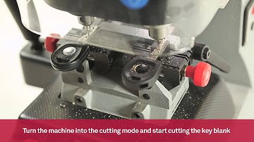 Mechanical key cutting machine for Volkswagen and Audi laser keys | Keyline 305