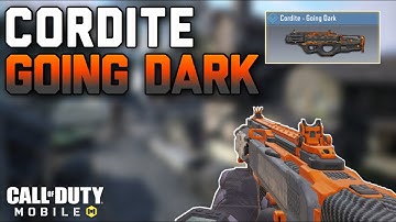 *NEW* RARE CORDITE - GOING DARK SMG