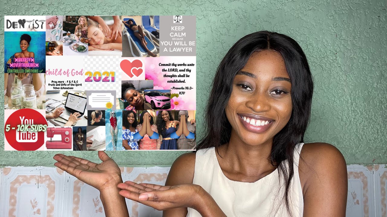 My 2021 Vision Board | How to Make a DIGITAL Vision Board