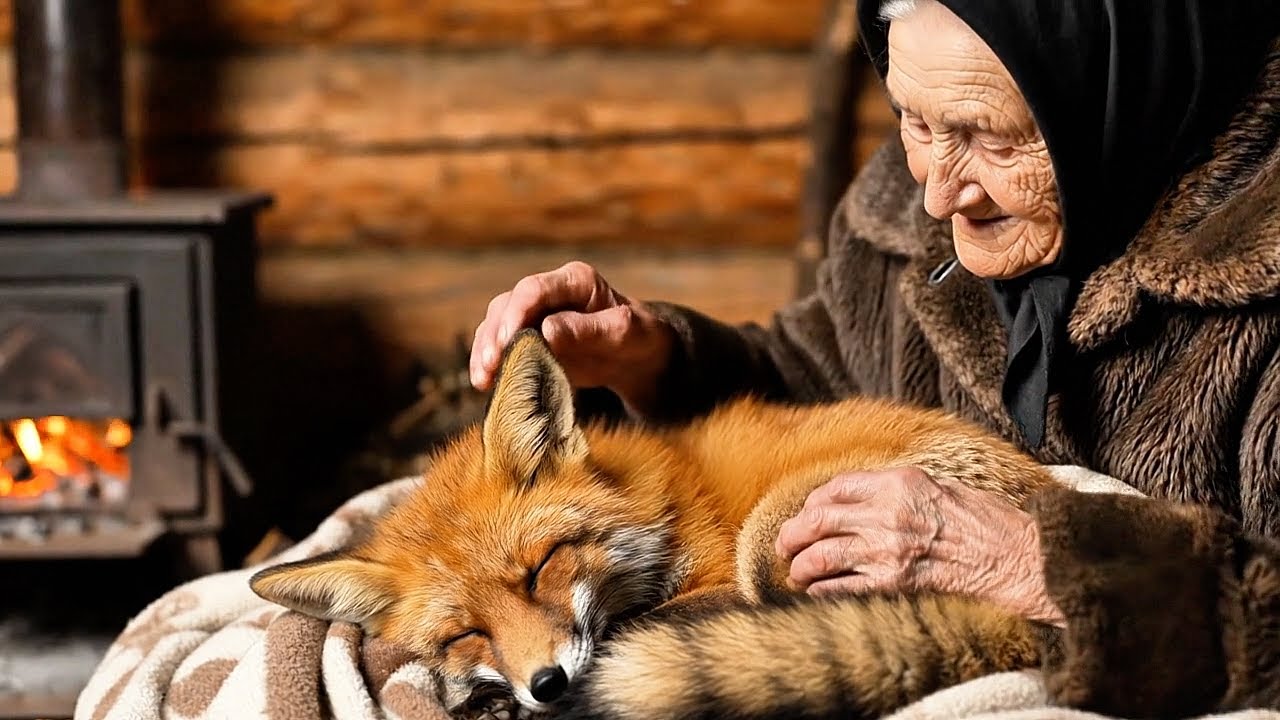 Surviving -71°C: A 75-year-old Woman in Siberia Found a Dying Fox in the Snow | She Rescued It ❄️🦊