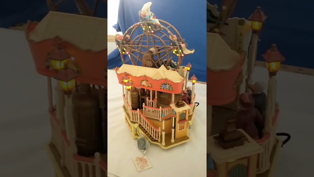 Enesco Musical Animated Vintage Majestic Ferris Wheel Victorian
