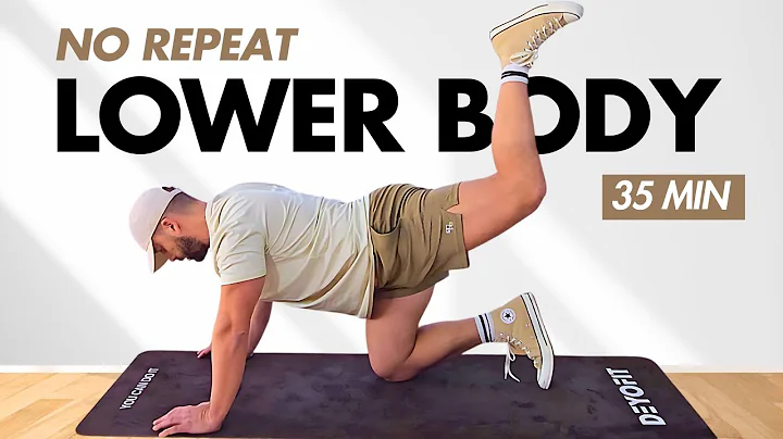 35-Min Lower Body Dumbbell Workout | 28 No-Repeat Leg & Glute Exercises at Home