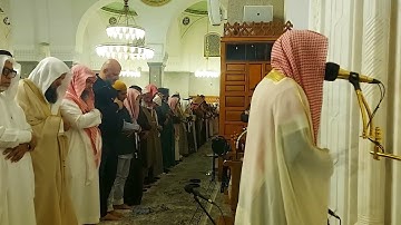 اقامة صلاة الفجر# السبت 13- 6- 14465هـ# وتلاوة من سورة الاحقاف# الشيخ .  د ياسر المرعشي