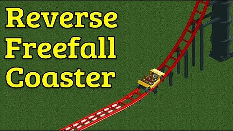 RCT2 Ride Overview - Reverse Freefall Coaster