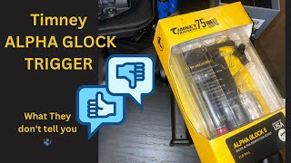 TIMNEY ALPHA GLOCK TRIGGER REVIEW‼️