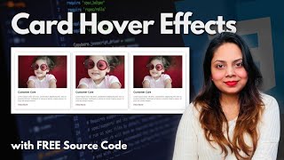 CSS Card Hover Effects using HTML CSS | HTML CSS | HTML CSS Mini Project