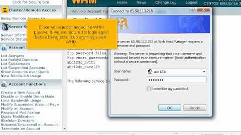 Changing your WHM password by VodaHost web hosting