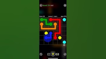 Flow Free Classic Pack 6x6 – Level 24 Guide