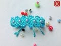 DIY Macrame tutorial: Wavy Flower bracelet - made with happiness