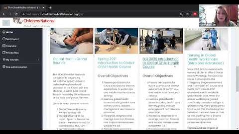 GHI E-Learning Portal Admin User Guide - Introduction Video: The portal