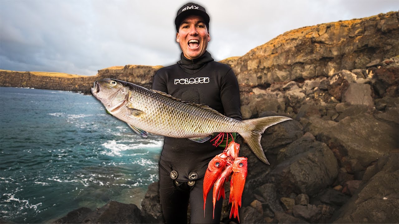 Spearfishing for LUCKY RED FISH (Chinese new year)