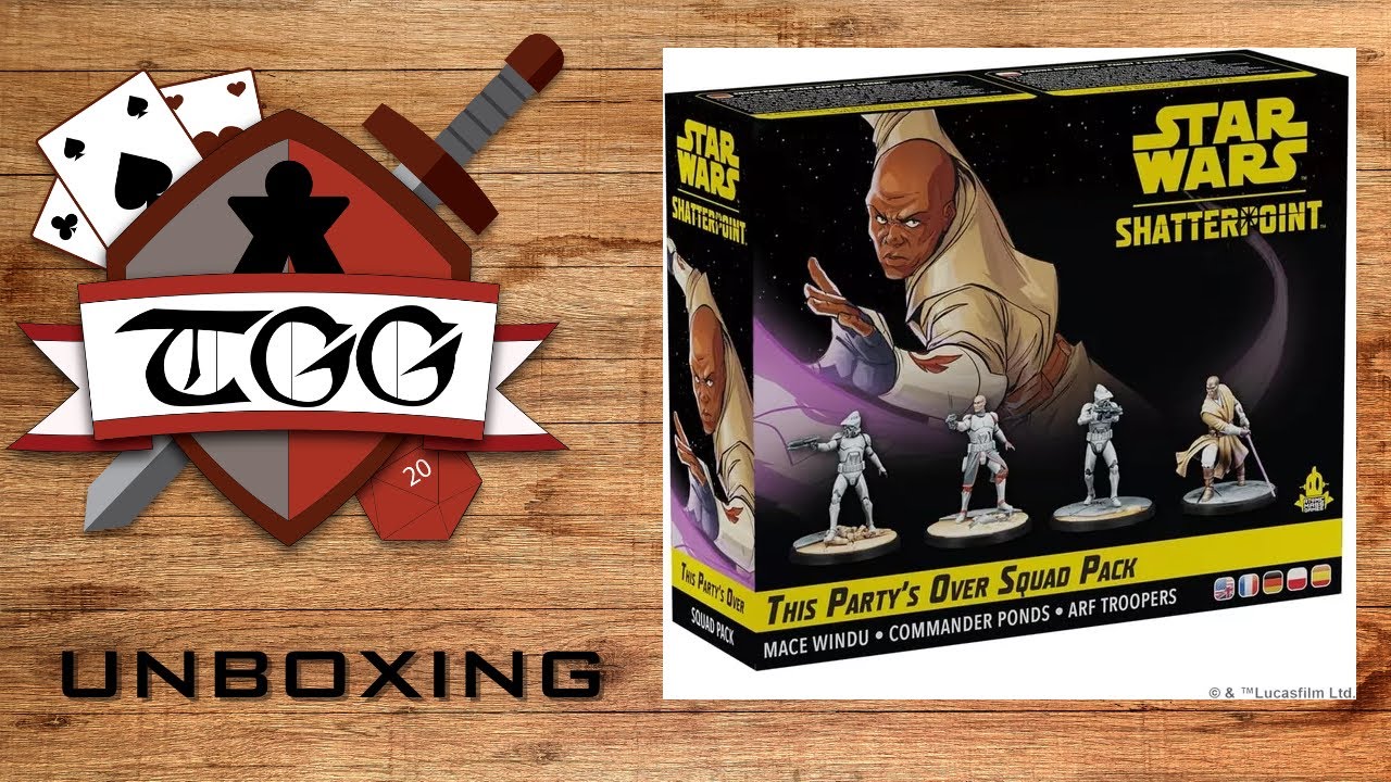 Star Wars Shatterpoint: This Party's Over Squad Pack