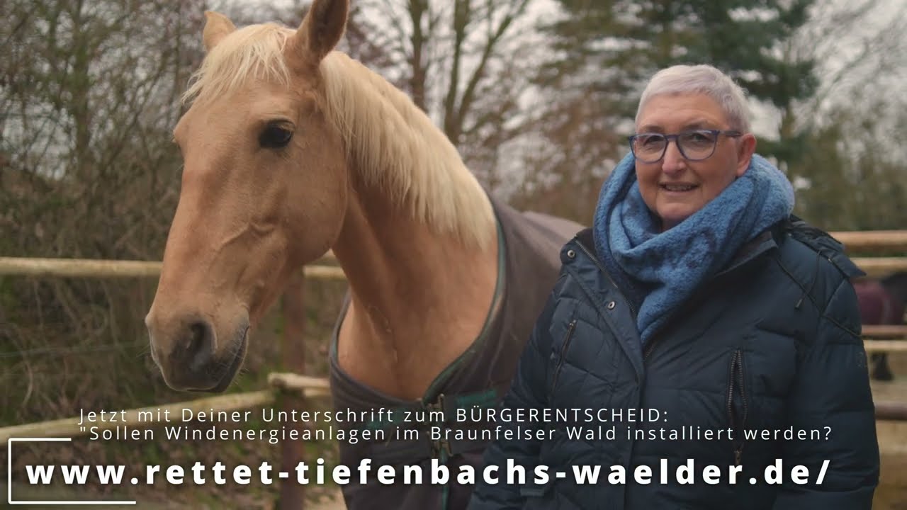 Das müssten Pferde und andere Tiere mit Windrädern aushalten - Reitanlage Kirchhof in Tiefenbach