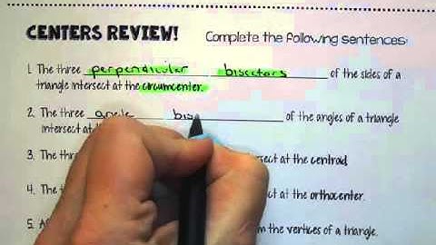 Altitude and Orthocenter Notes