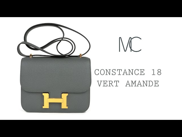 Hermès Vert Amande Constance 18cm of Epsom Leather with Gold Hardware, Handbags & Accessories Online, Ecommerce Retail