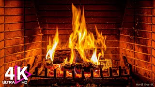 🔥 Relaxing Fireplace (24/7)🔥Fireplace With Burning Logs & Fire Sounds