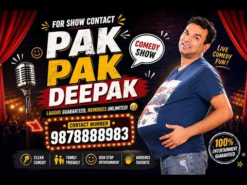 Punjabi Standup Comedy Show With Pak Pak deepak