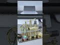 Thermal Power Stirling Engine Model, Desktop Science Ornament with Self-Generating LED Light