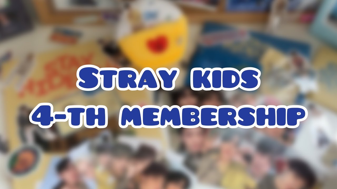 Stray kids membership 4 gen 