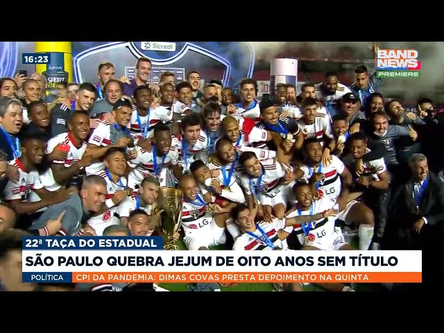 São Paulo quebra jejum de 15 anos e leva a taça do Campeonato Paulista 2021