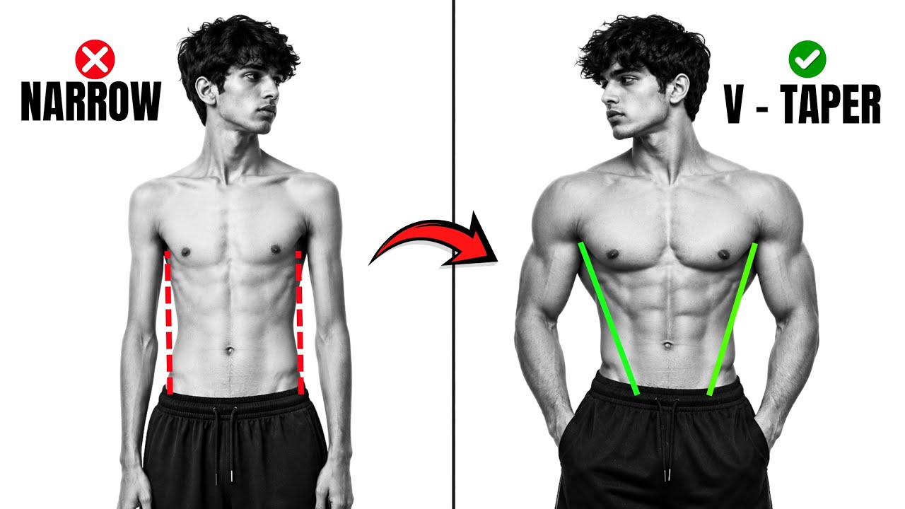 How to Build A Real V-Taper Physique at Home (No Gym Required)