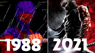 Спектрум игры Эволюция Ниндзя Гайден  Evolution Of Ninja Gaiden Games 19882021 ностальжи 90-х