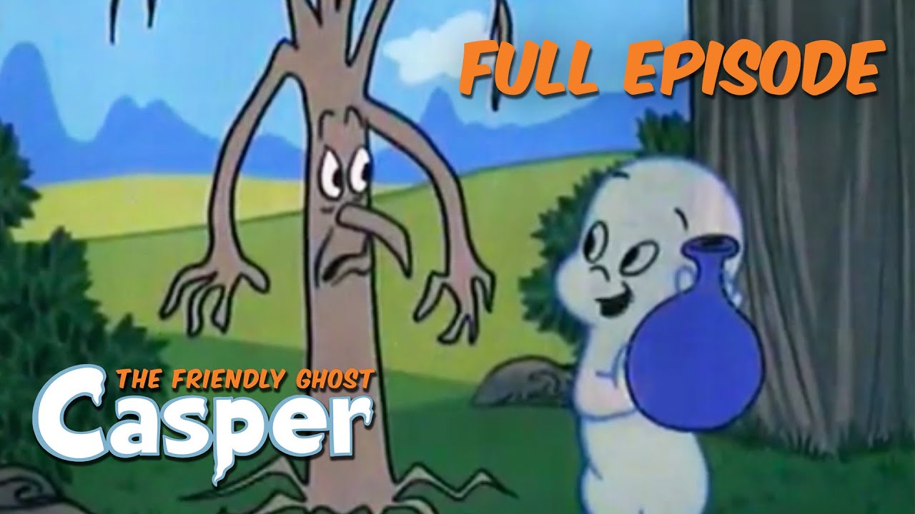 Casper the Friendly Ghost | Casper Helps A Weeping Willow | Full Episodes | Cartoons for Kids