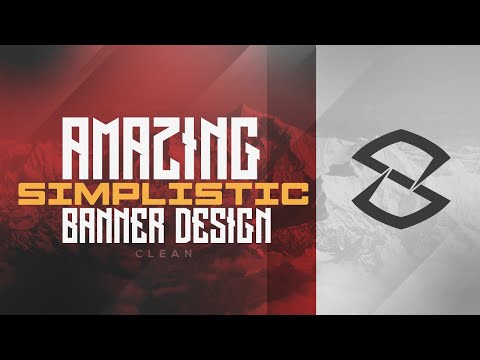 Photoshop Tutorial: Amazingly Clean Simplistic Banner Designs