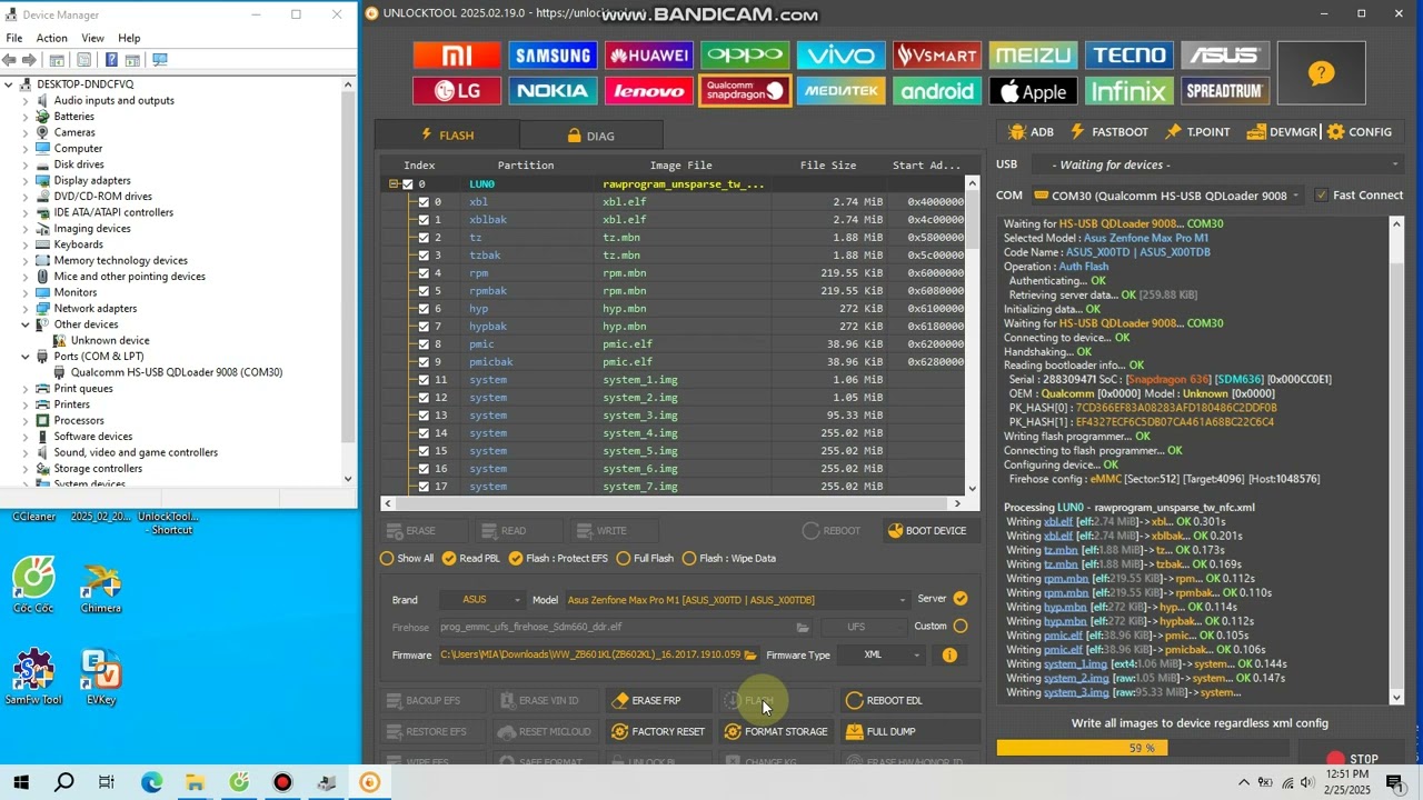 ZENFONE MAX PRO M1 DEVICE CORRUPTED FIRMWARE UPDATE WITH UNLOCKTOOL