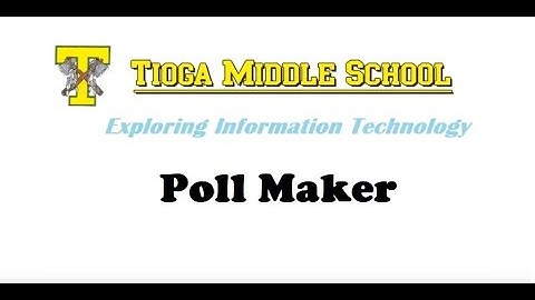Poll Maker