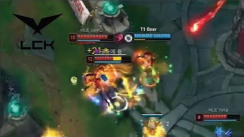 T1 Oner with an INSANE insec on enemy adc