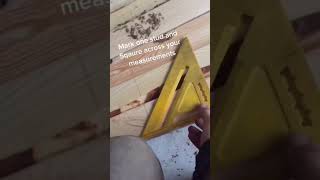 Perfectly cut multiple Timbers at the same time #carpentry #carpentrytips