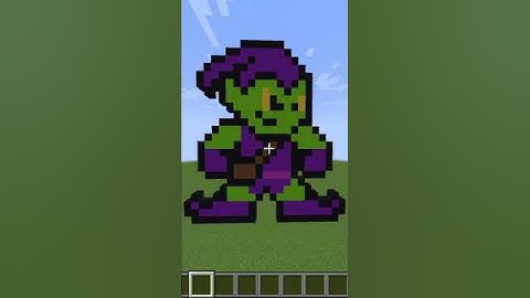I create Green Goblin in Minecraft.....#shorts