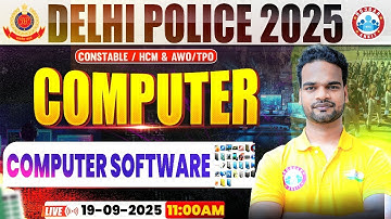 Delhi Police Computer Classes 2025 | Computer for Delhi Police | Delhi Police Computer MCQs