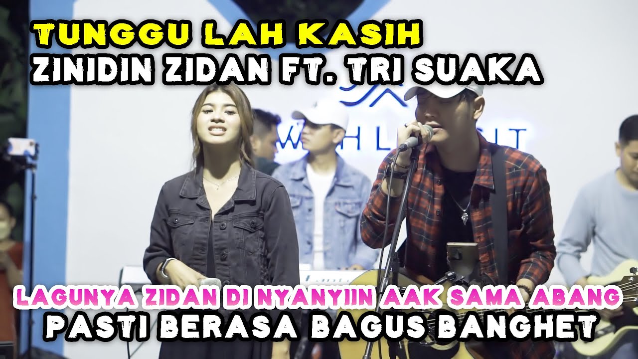 TUNGGULAH KASIH - ZIDAN FT. TRI SUAKA (LIVE) BAWAH LANGIT | TRI SUAKA FT. NABILA MAHARANI