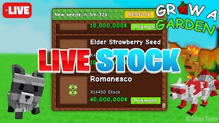 LIVE 🔴 | GROW A GARDEN STOCK, EGGS, WEATHER & COSMETICS! TRADE 24/7!