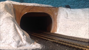 New Tunnel 1 - Portal design & production at Barnabas Junction Model Railway